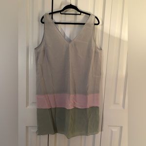 COS tiered silk dress